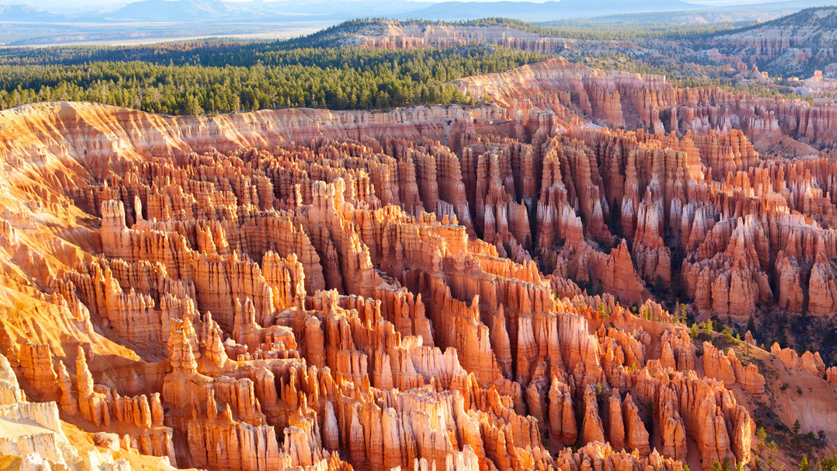 Bryce Canyon amphitheater during sunrise