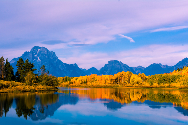 grand teton during the fall